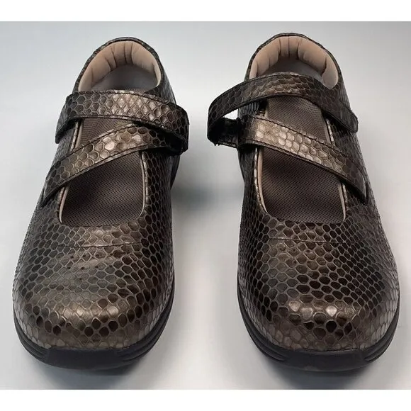 DREW Womens US 9.5 WW Orchid Nappa Bronze Orthopedic SHOES 14370-7F NWOB NEW