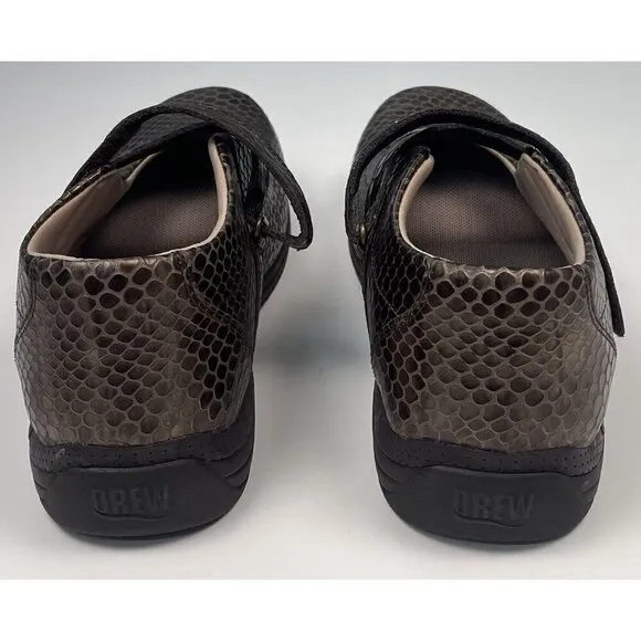DREW Womens US 9.5 WW Orchid Nappa Bronze Orthopedic SHOES 14370-7F NWOB NEW