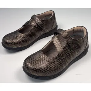DREW Womens US 9.5 WW Orchid Nappa Bronze Orthopedic SHOES 14370-7F NWOB NEW