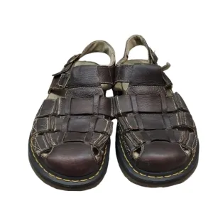 Dr.Martens Mens Y2K AW004 Fisherman Chunky Tractor Platform shoes Sandals sz 14