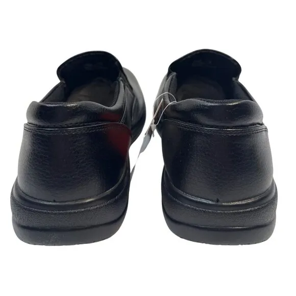 DS Work Men's Manager Slip Resistant Slip On Black Shoes Size 11