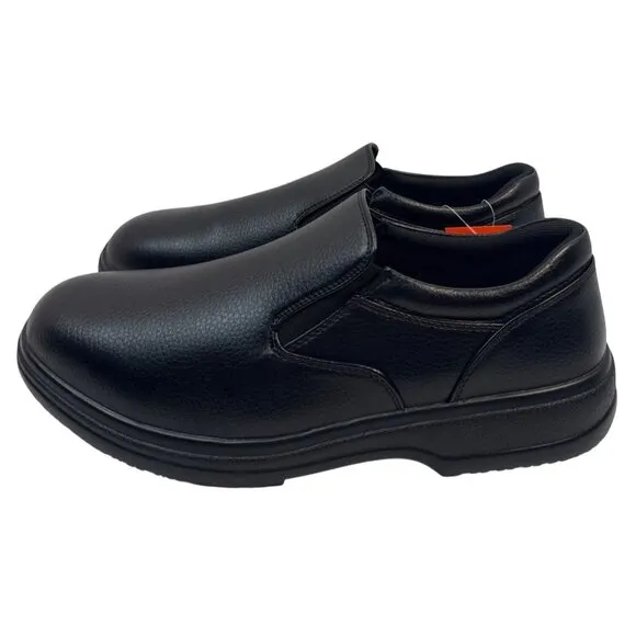 DS Work Men's Manager Slip Resistant Slip On Black Shoes Size 11