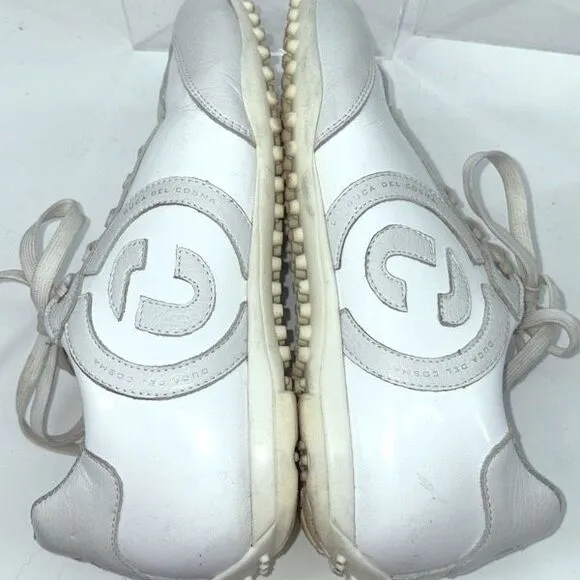Duca Del Cosmo Women's Patent Leather Golf Shoes White 9