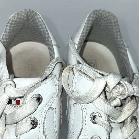 Duca Del Cosmo Women's Patent Leather Golf Shoes White 9