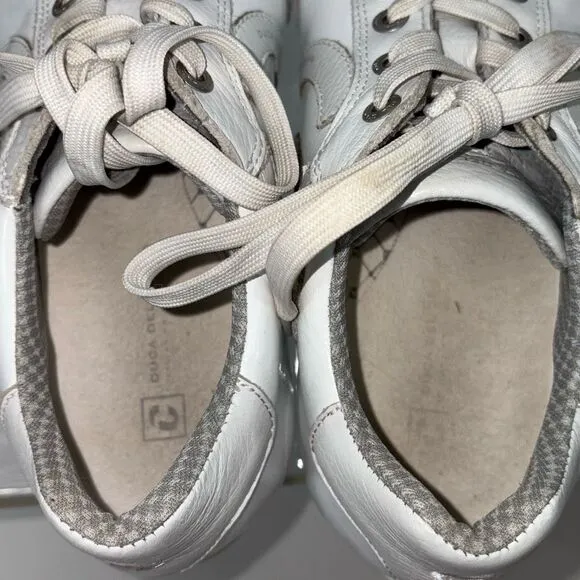 Duca Del Cosmo Women's Patent Leather Golf Shoes White 9