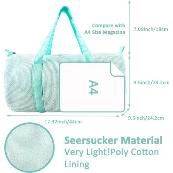 DUFFLE Bag for Kids, Mint green