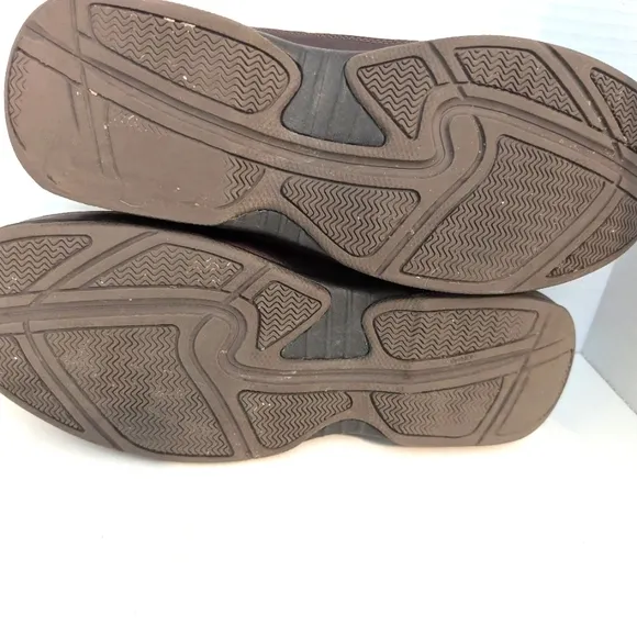 Dunham Men's Captain Leather Boat Shoes Brown Size 11 4E Wide