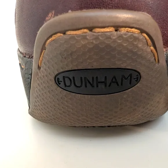 Dunham Men's Captain Leather Boat Shoes Brown Size 11 4E Wide