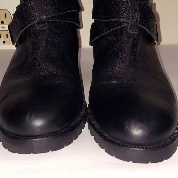 DVF Diane von Furstenberg Safari Moto Mid-Calf Boots Sz 10