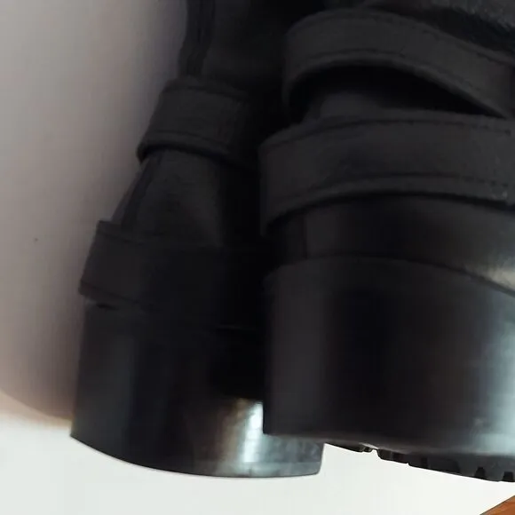 DVF Diane von Furstenberg Safari Moto Mid-Calf Boots Sz 10