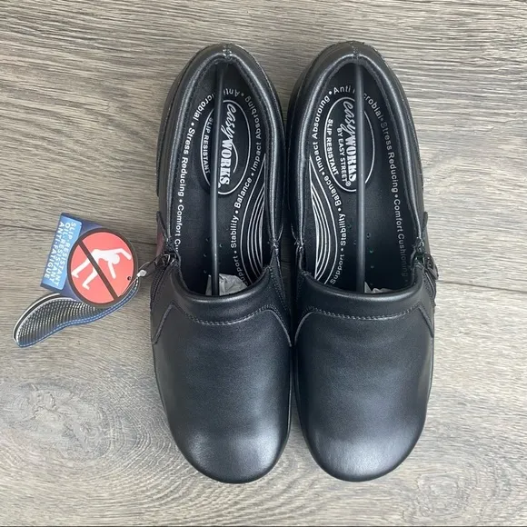 Easy Works by Easy Street BentleyWomen's Slip Resistant Work Shoe NWB!