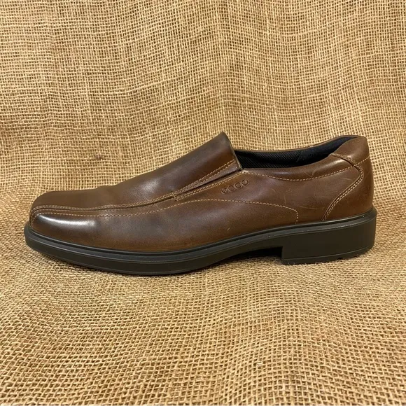 ECCO Shoes Slip-On Brown Leather Men's Size 13