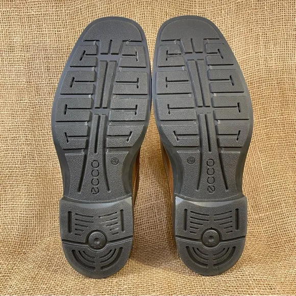 ECCO Shoes Slip-On Brown Leather Men's Size 13