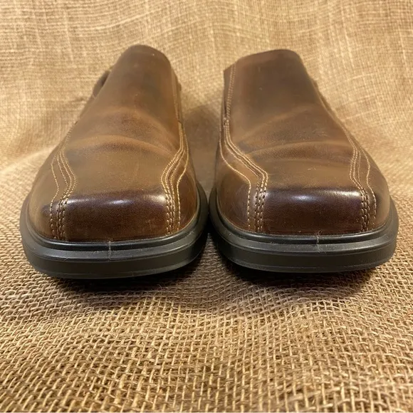 ECCO Shoes Slip-On Brown Leather Men's Size 13
