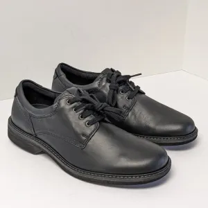 ECCO Turn Plain Toe Derby Shoes, Black Leather, Men's 43 EU (US 9-9.5)
