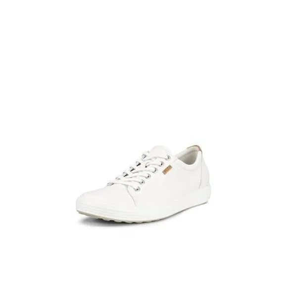 ECCO WOMEN'S SOFT 7 SNEAKER, WHITE, 9-9.5