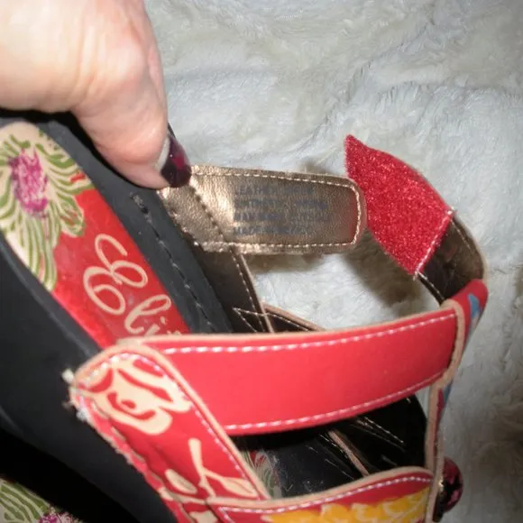 Elite by Conkys leather shoes slides NW/O Tags