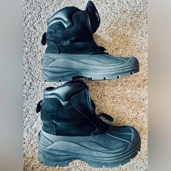 Elkwoods Thinsulate Winter Leather WaterProof Boots Men’s Size 9 Unisex Black
