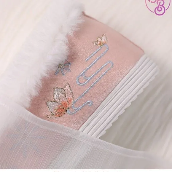 Embroidered Fleece Lined Shoes | Chinese Hanfu