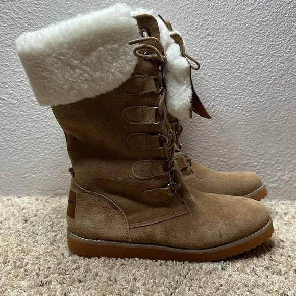 Emu Ridge Grace Mid Boots Size 8 NWT