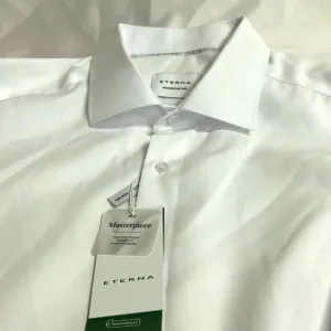 Eterna Dress Shirt Masterpiece Slim Fit. 41/16. New with Tags. White