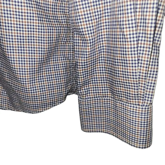 Eton Slim Fit Check Dress Shirt - Men's