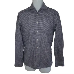 Eton Slim Fit Check Dress Shirt - Men's