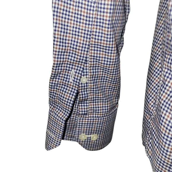 Eton Slim Fit Check Dress Shirt - Men's