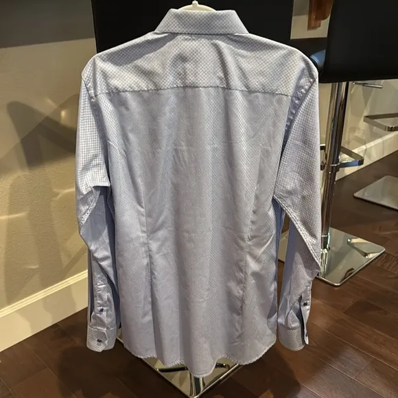 Eton Slim Fit Fine Cotton Twill Dress Shirt
