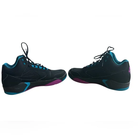 EUC Men’s Nike Air Flight Lite Mid Black Cyber Teal Size 12