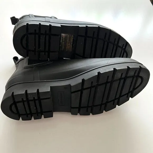 Everlane Black The Rain Boot Ankle Waterproof Chelsea Casual Shoes Size 10