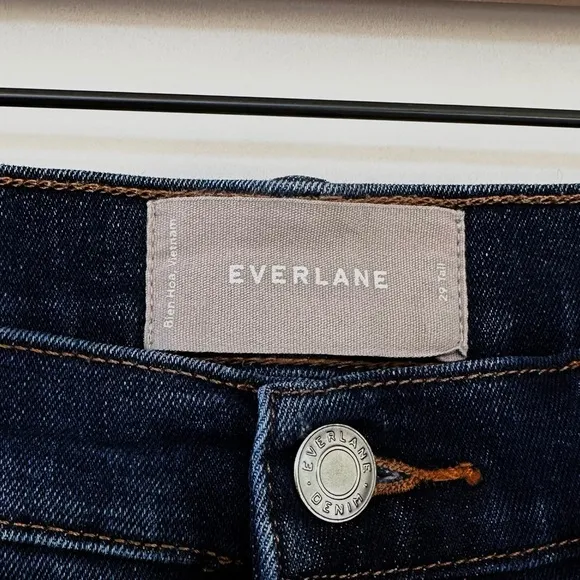 Everlane TALL Mid Rise Blue Jeans