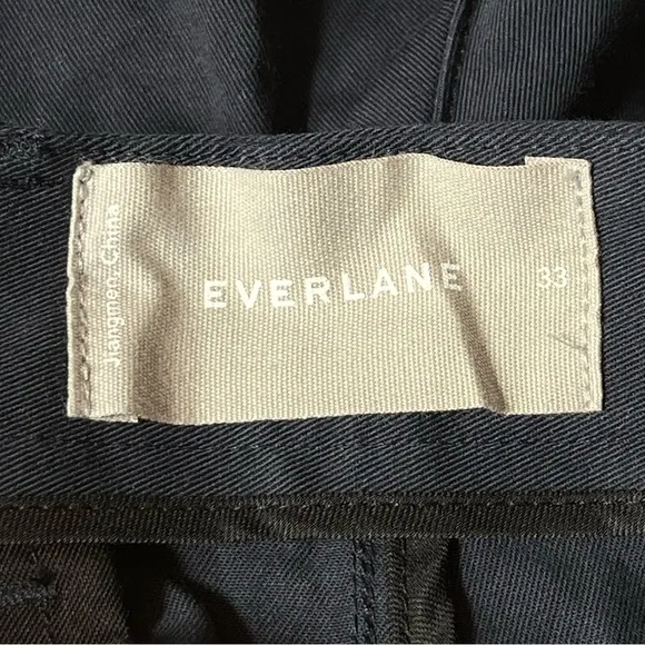 Everlane The Slim Fit Performance Chino Shorts Navy Size 33