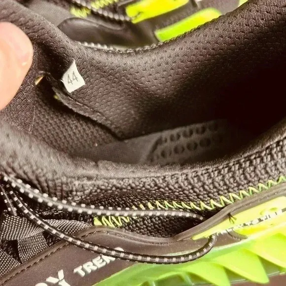 Every One Men’s Blade Running Shoes - Black &amp; Green, Size 10.5