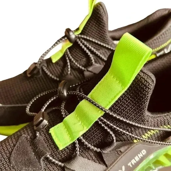 Every One Men’s Blade Running Shoes - Black &amp; Green, Size 10.5