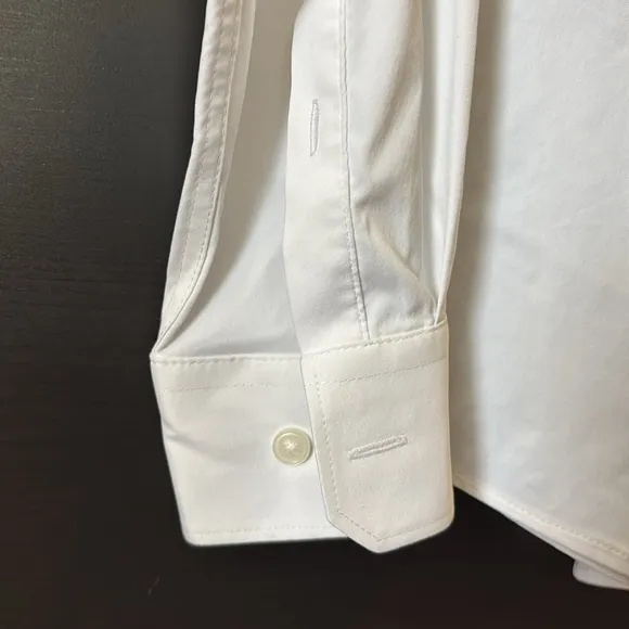 Express Men's Extra Slim Fit Long Sleeve Dress Shirt in White