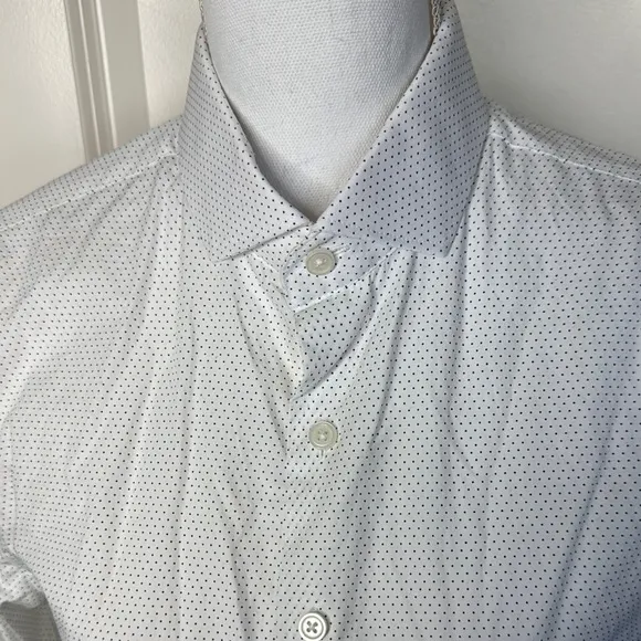 Express Men's slim fit button up dress shirt size small slim