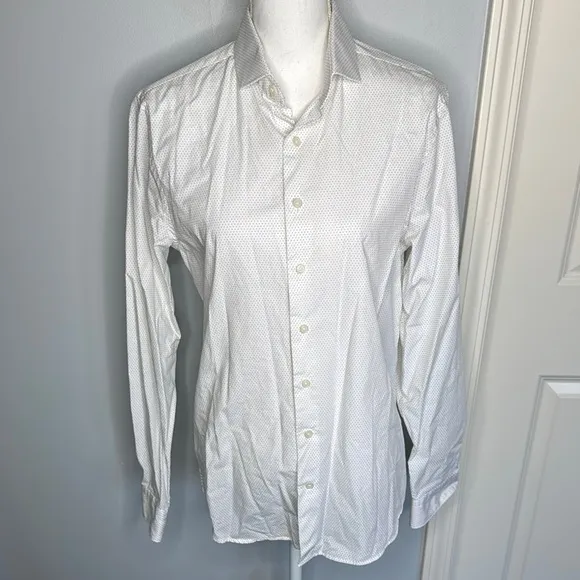Express Men's slim fit button up dress shirt size small slim