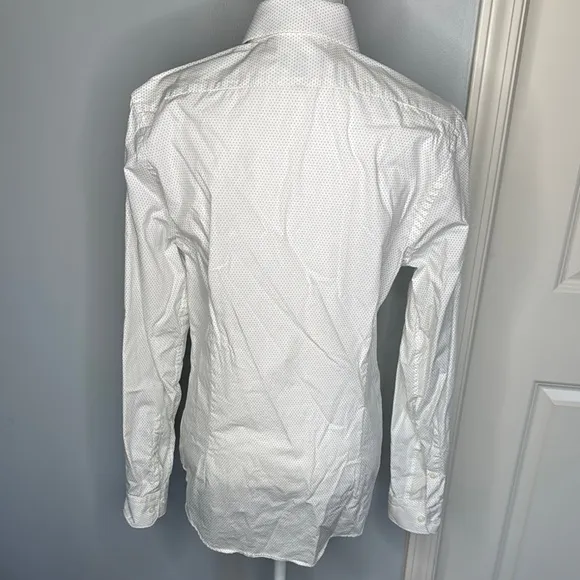 Express Men's slim fit button up dress shirt size small slim