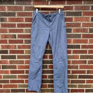 Express Mid Gray Slim Fit Finn Style Dress Pants Trousers
