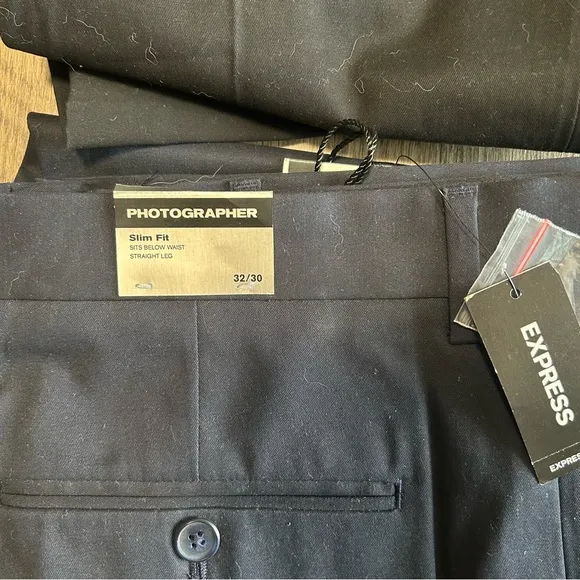 Express Photographer dress pants slim fit 32/30
