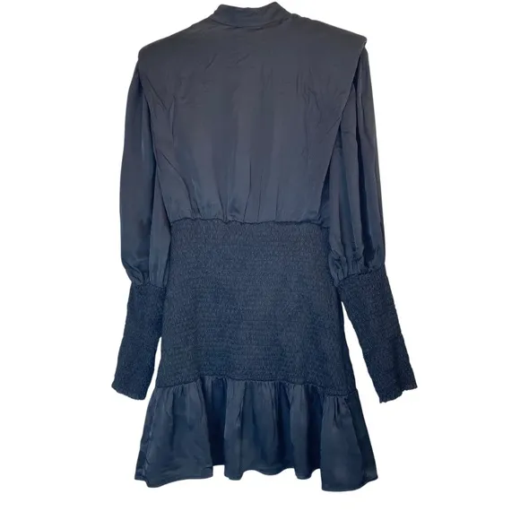 FARM RIO Heart Neckline Mini Dress in Black Size XS -NWT