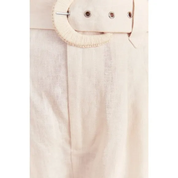 Farmrio Women's Off-White Tailored Shorts Size S NWT