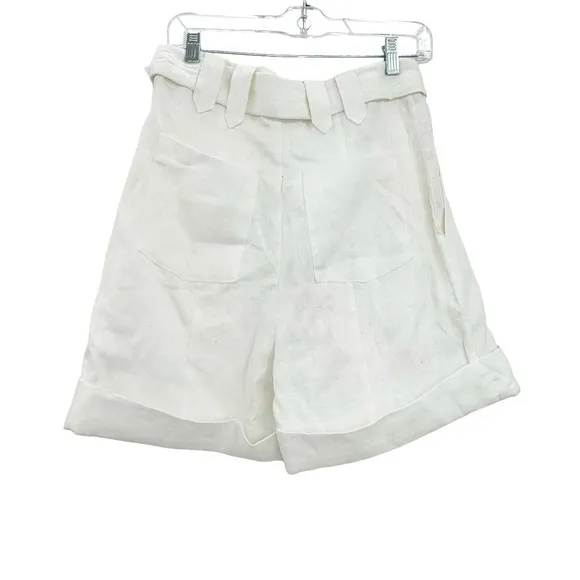 Farmrio Women's Off-White Tailored Shorts Size S NWT