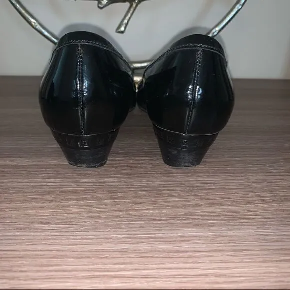 Fendi buckle shoes patent leather