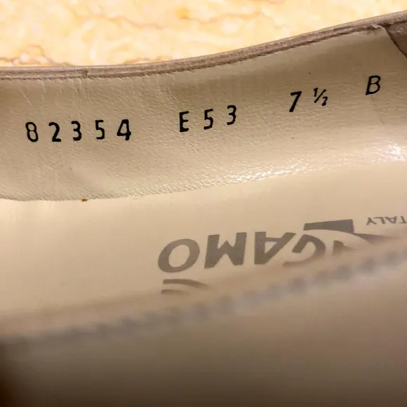 Ferragamo Heels-Tan- kitten /mid