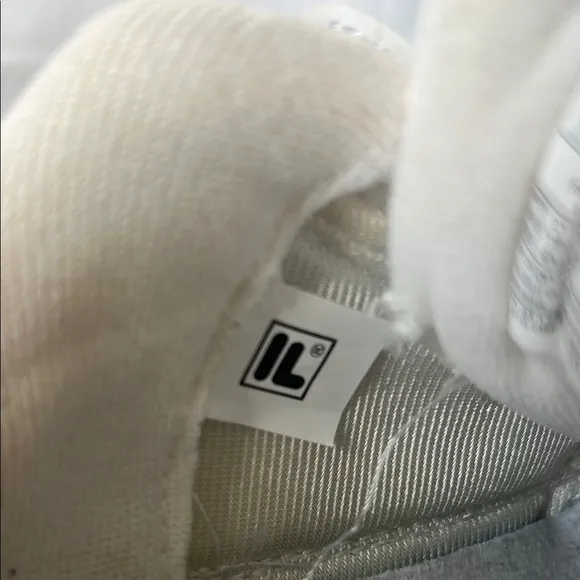 Fila Disruptor II Platform White Lace Up Low Top Sneaker Shoes Womens Size 7.5