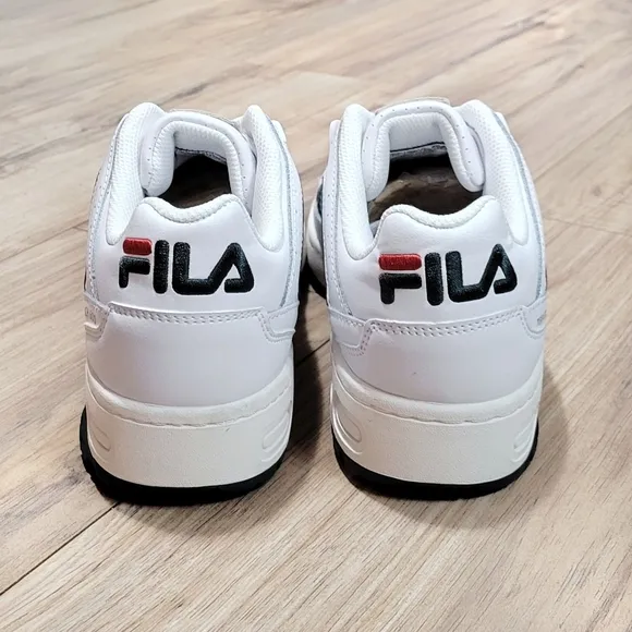 Fila Teratach 600 Mens Size 7.5 Leather Shoes White Green Y2K Retro Look