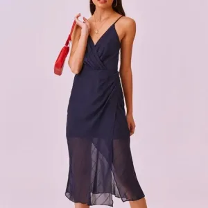 Finders Keepers Evie Dress Navy