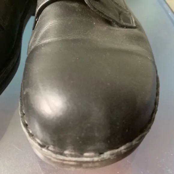 FINN COMFORT Black Leather Men's Shoes